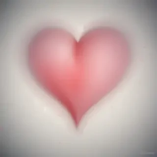 blurred heart
