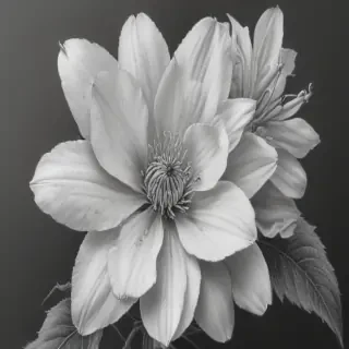 pencil drawing flowers