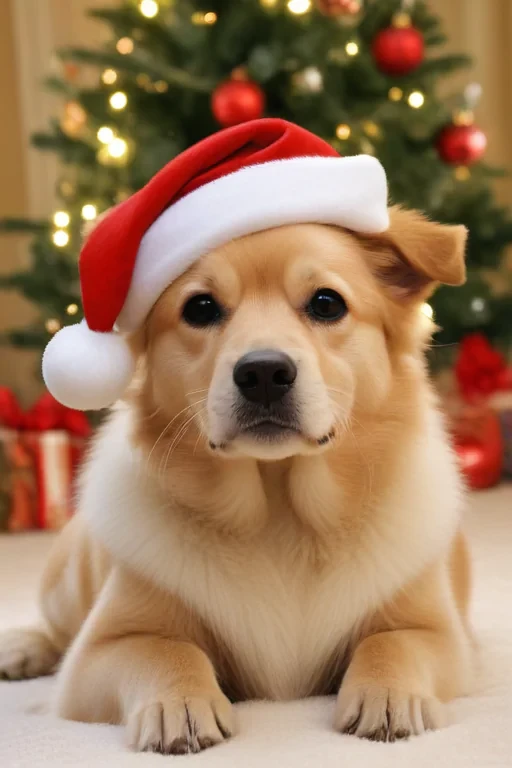 christmas dog pics