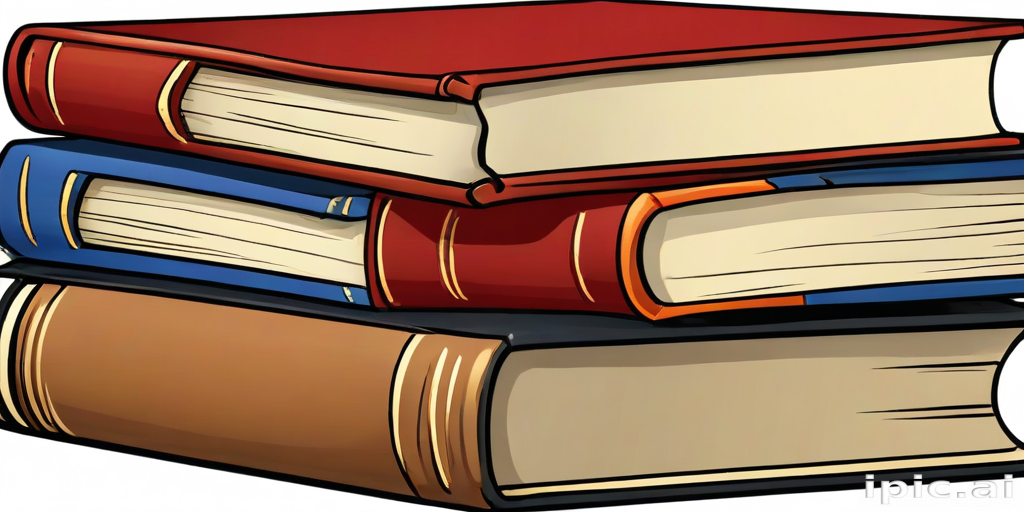 clipart stack of books