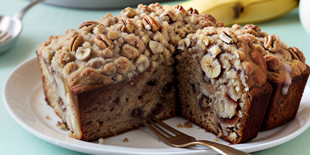 banana nut bread streusel topping