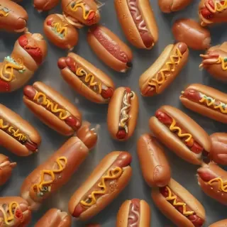 transparent hot dog