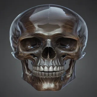 transparent skull png