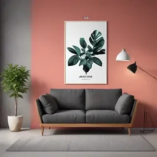 free wall art mockup