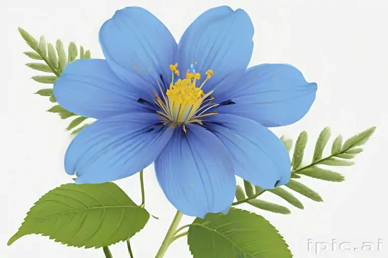 blue flower clip art