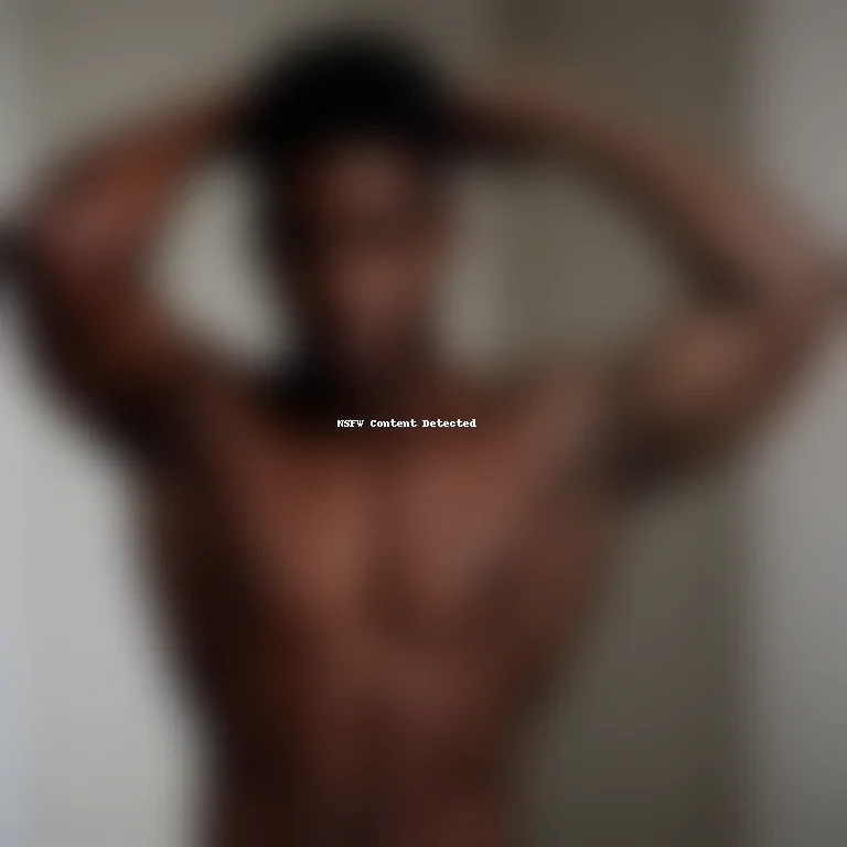 black male shirtless