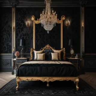 black wallpaper cute