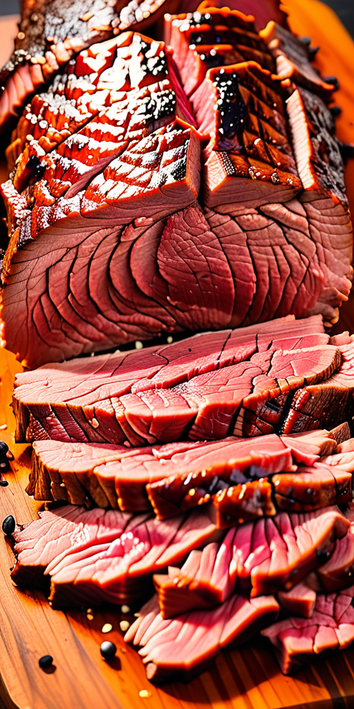 how much protein is in brisket
