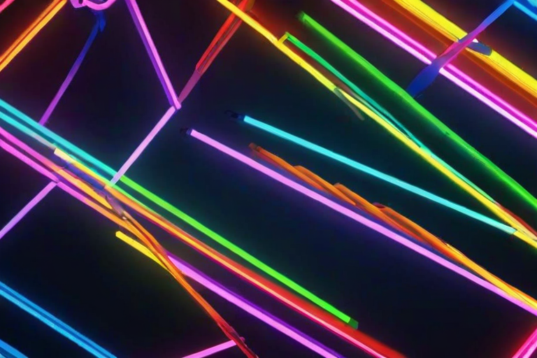 neon colored backgrounds