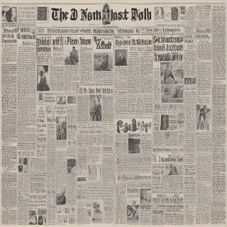 newspaper collage png
