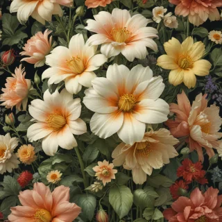 vintage flower illustration