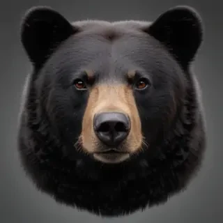 black bear png