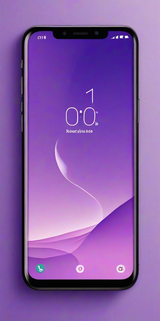 purple lockscreen