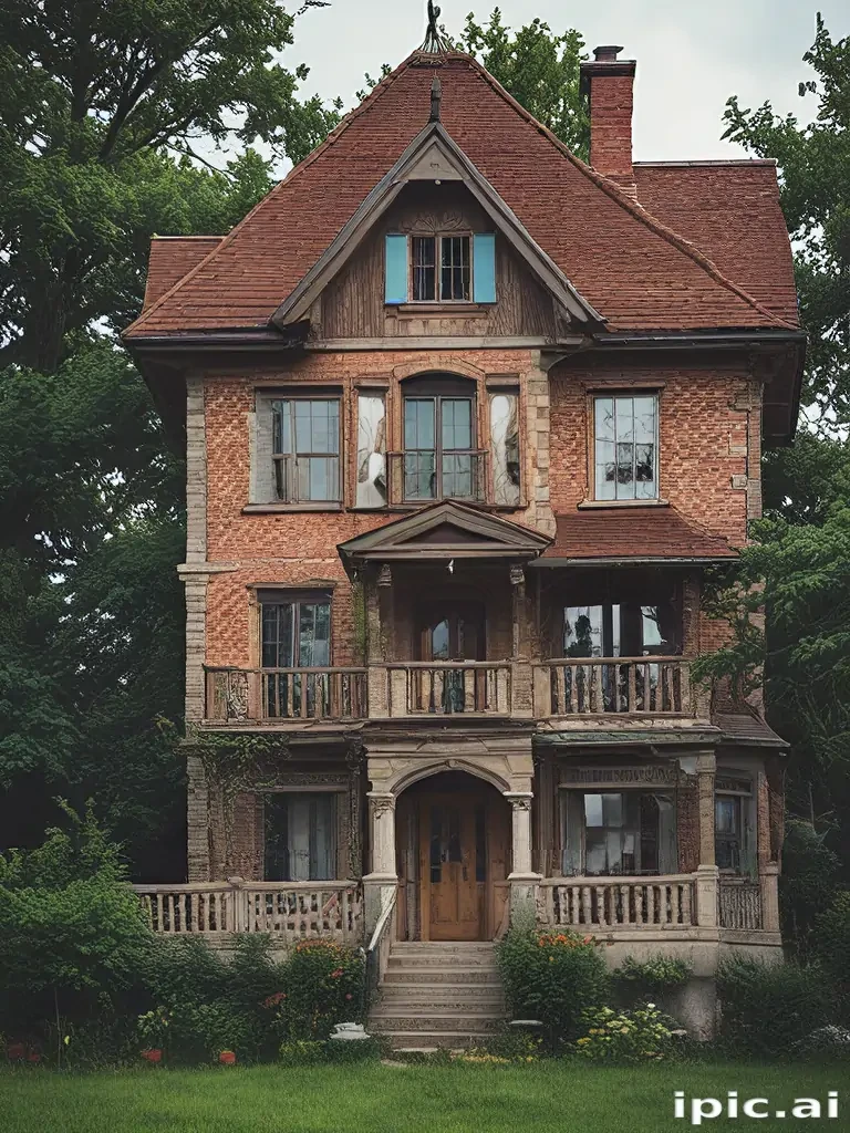 background of the house