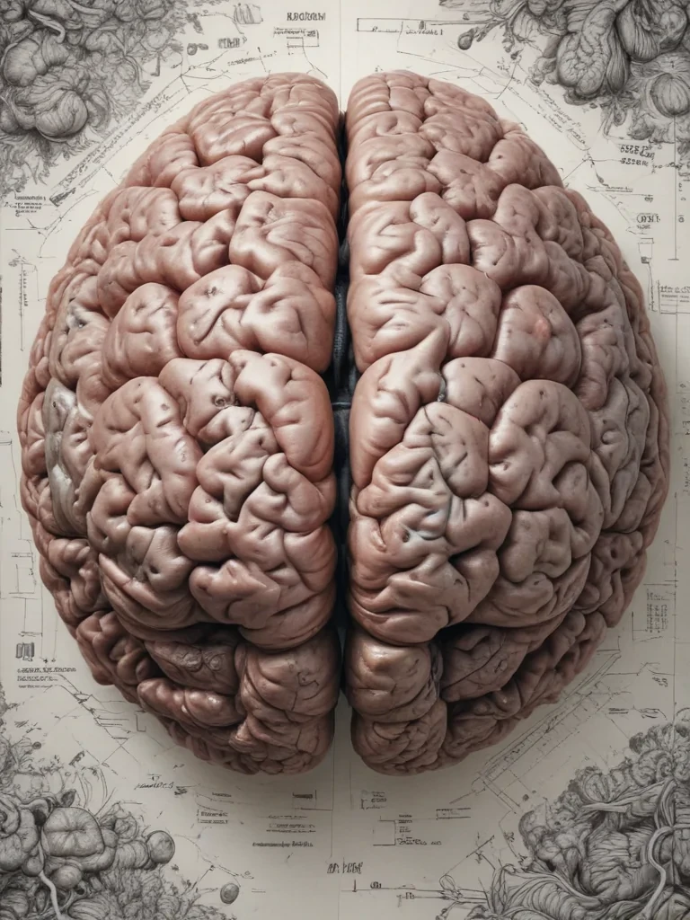 pic of brain drawing