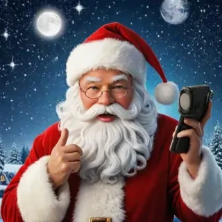 santa claus iphone wallpaper
