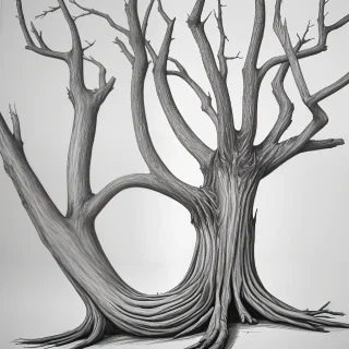 dead tree drawings