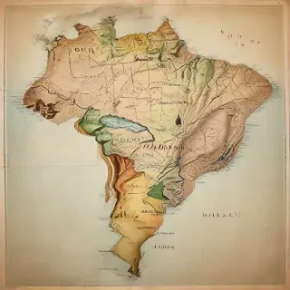 map of brazil