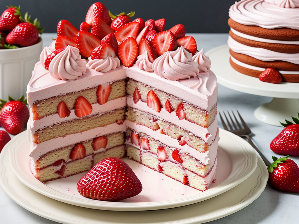 how to make strawberry box cake better