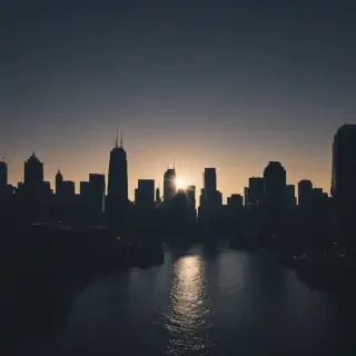 city silhouette png