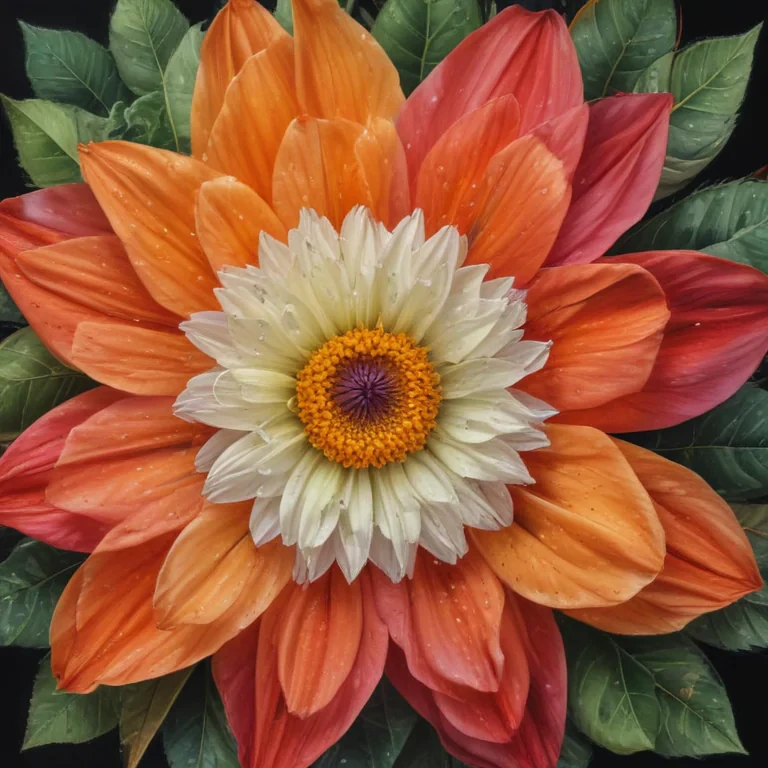 flower drawing images with colour