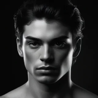 black and white png