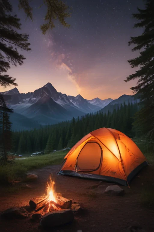 camping background