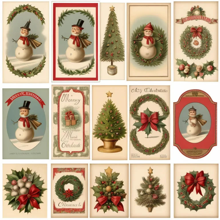 printable vintage christmas images