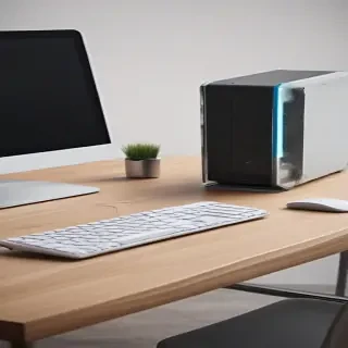 computer mockup