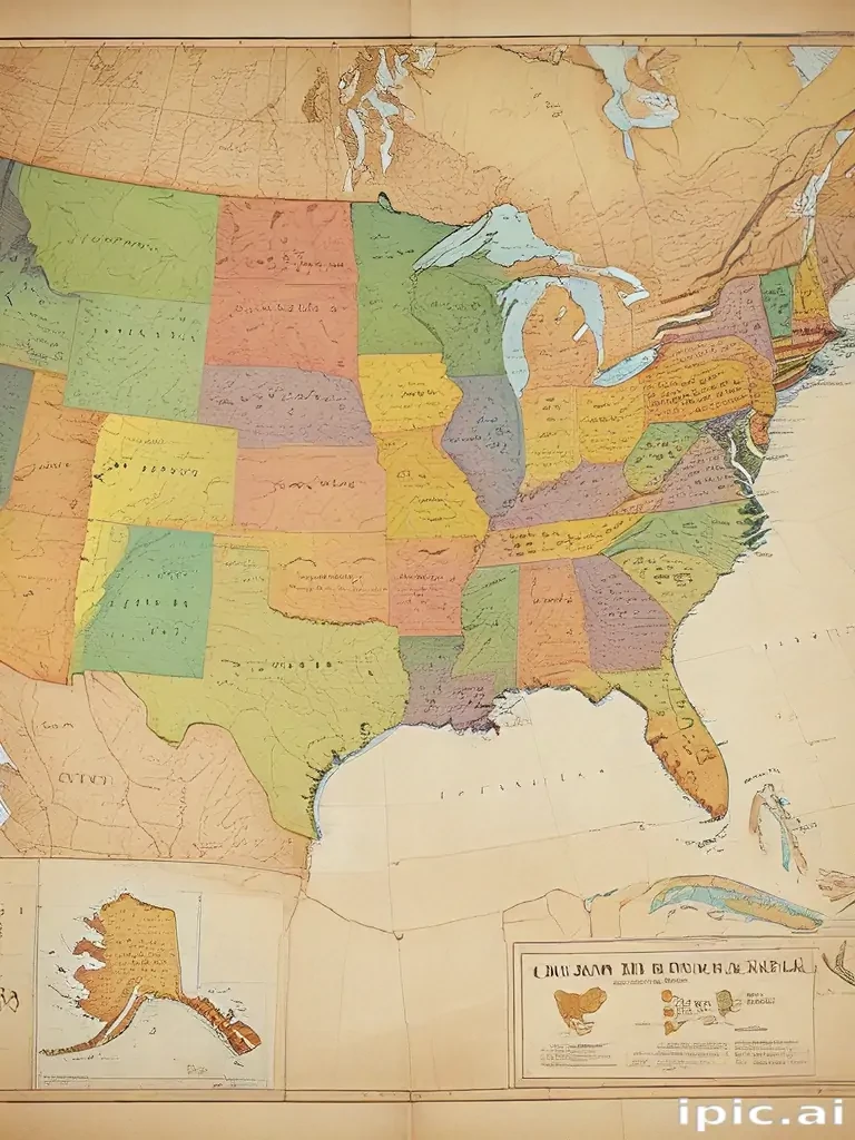 map of the united states of america