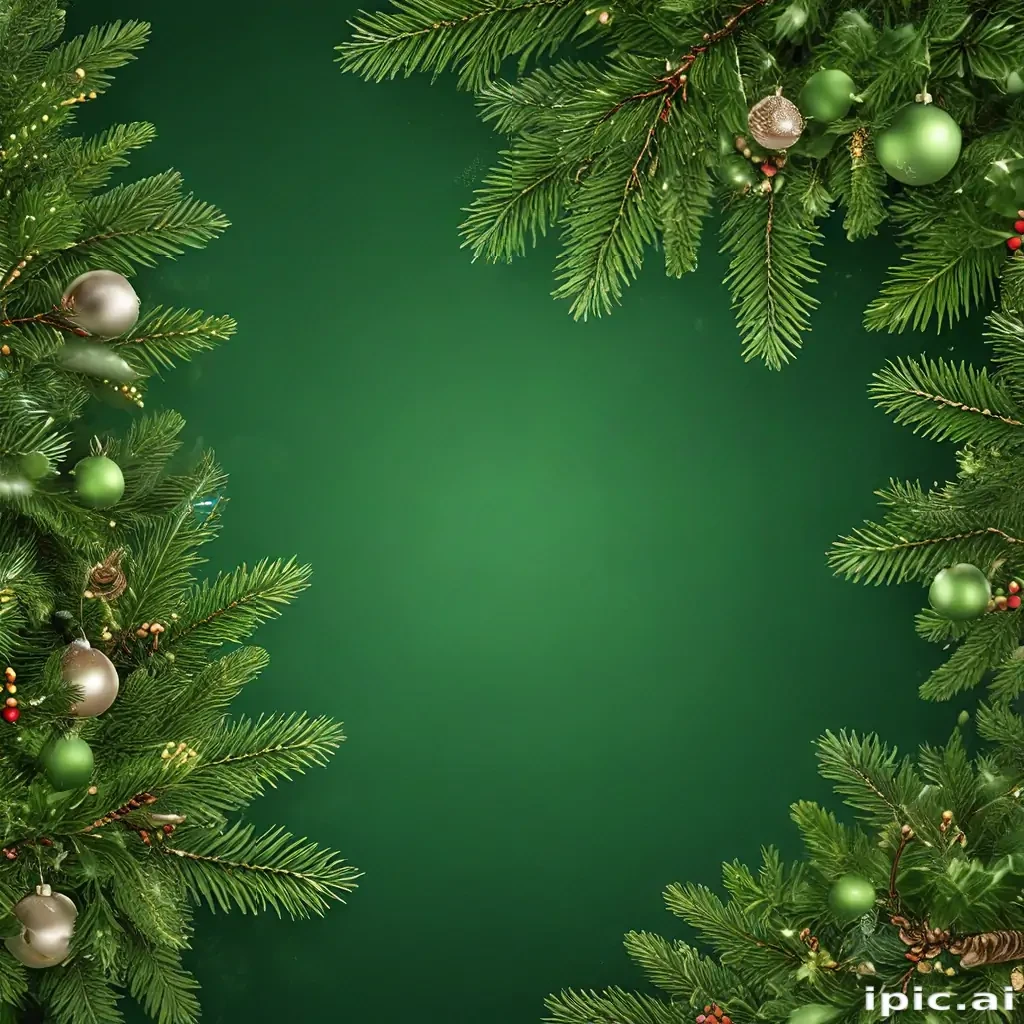 green christmas bg