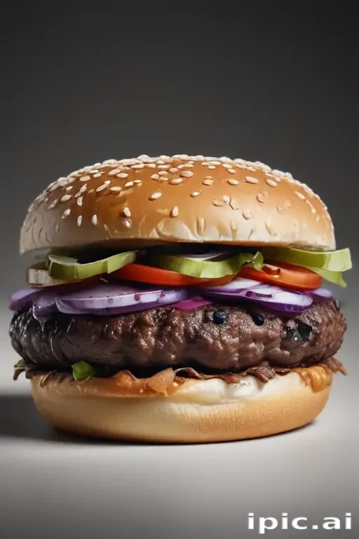 burger clipart black and white