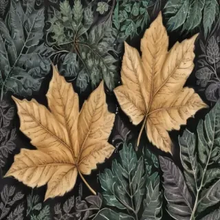 leaf doodle
