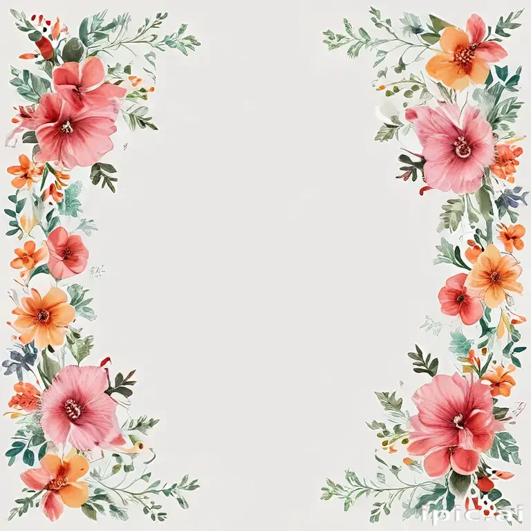 border flower png