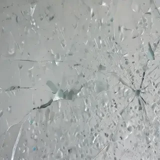broken glass overlay