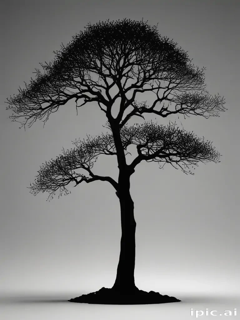 silhouette tree png
