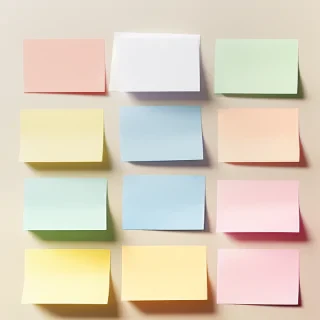 aesthetic cute sticky note png