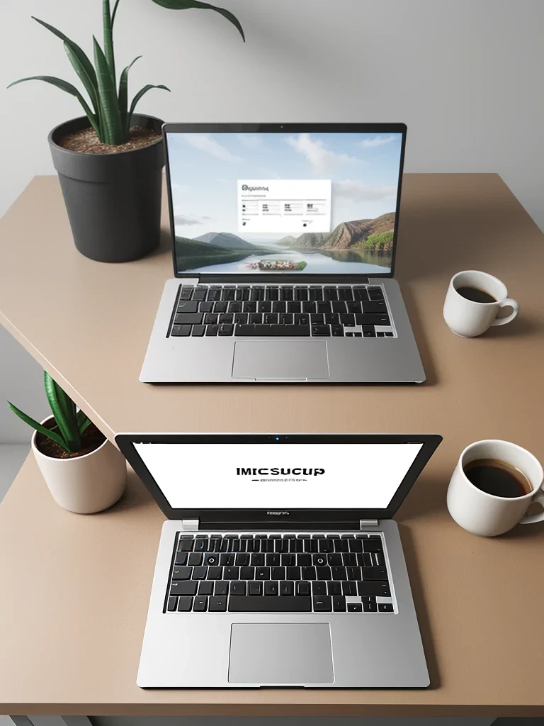 laptop computer mockup