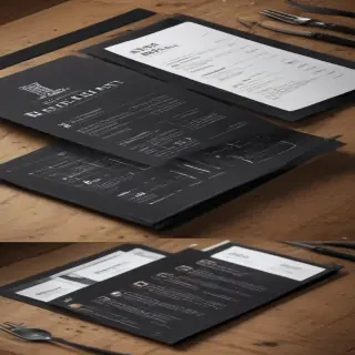 restaurant menu mockup free