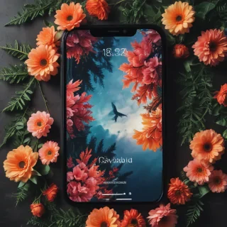 lockscreen aesthetic wallpaper iphone
