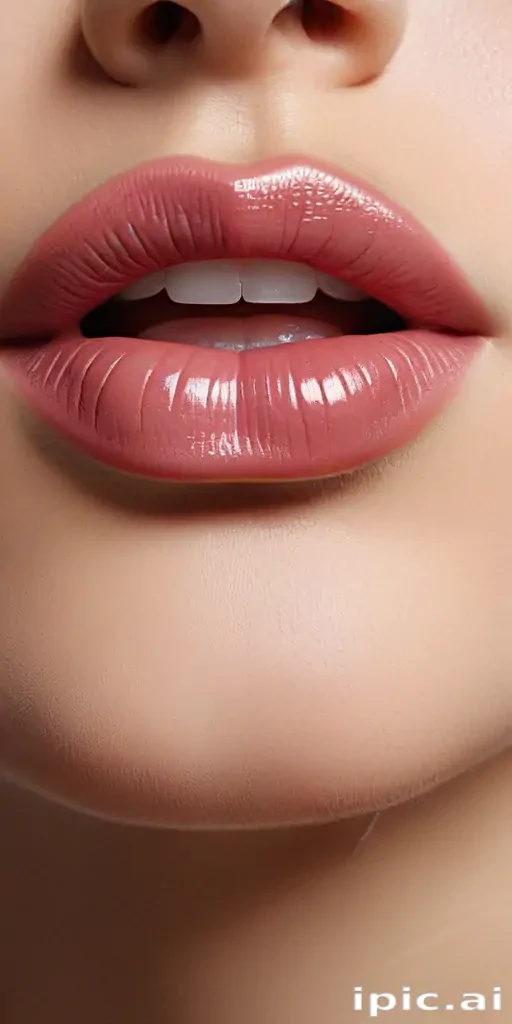 transparent lips