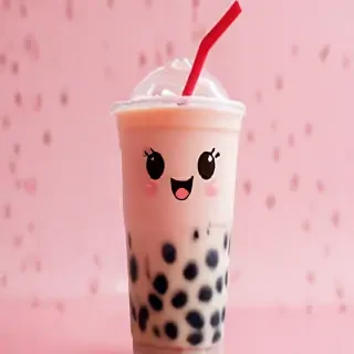cute boba tea wallpapers