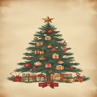 merry christmas vintage