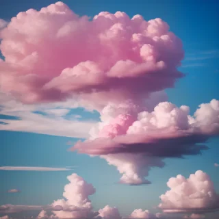 pink cloud aesthetic