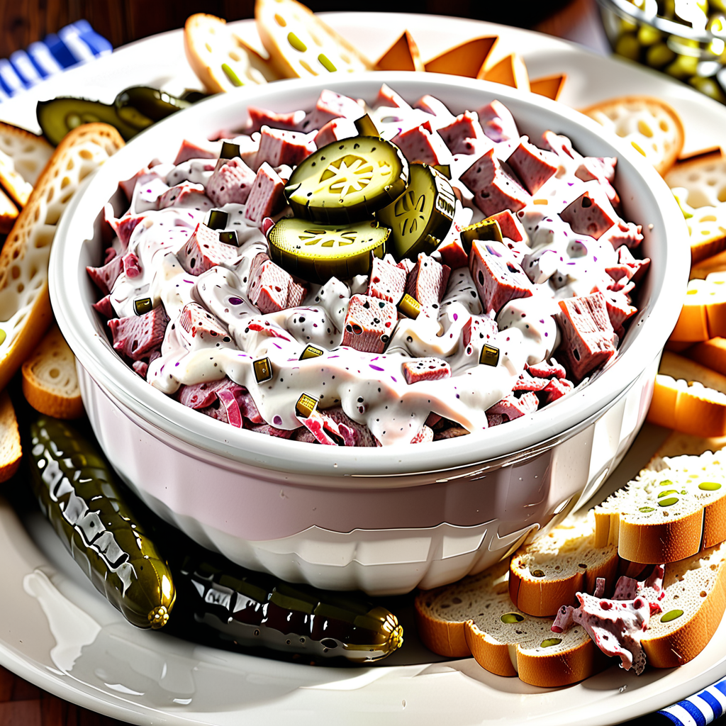 chipped beef dip with pickles