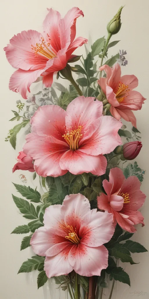 drawing pictures of flowers