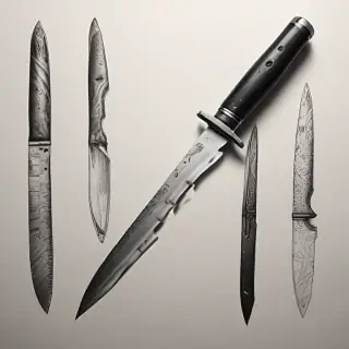 knife drawings