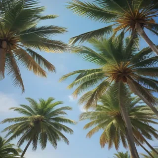 palm trees background