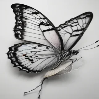 butterfly drawing outline