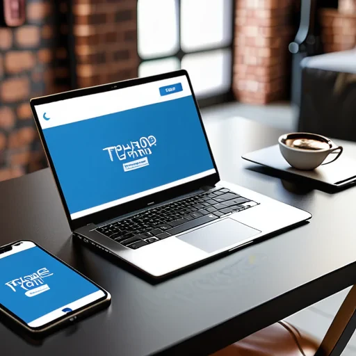 laptop phone mockup